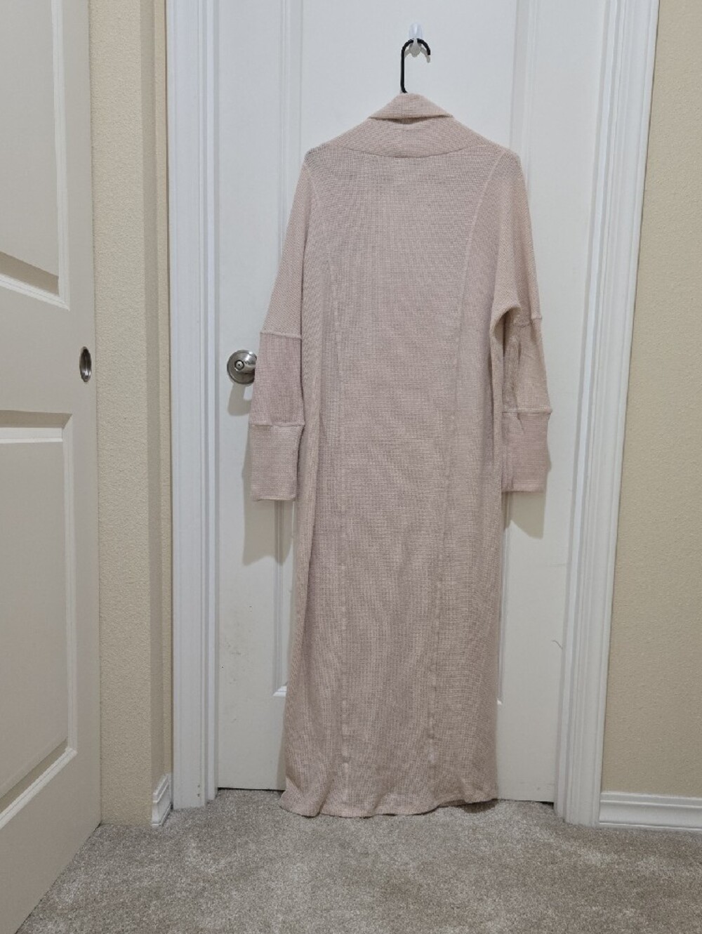 Free People Cozy Long Lounge Set in Light Beige - Picture 3 of 5
